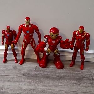 4 Iron Man Action Figures